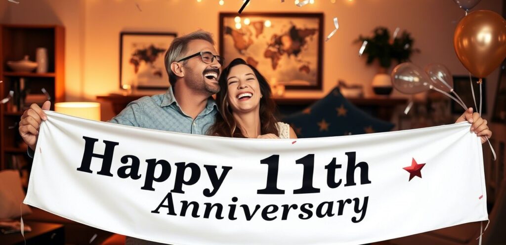 Funny 11th Anniversary Wishes to Make Them Smile