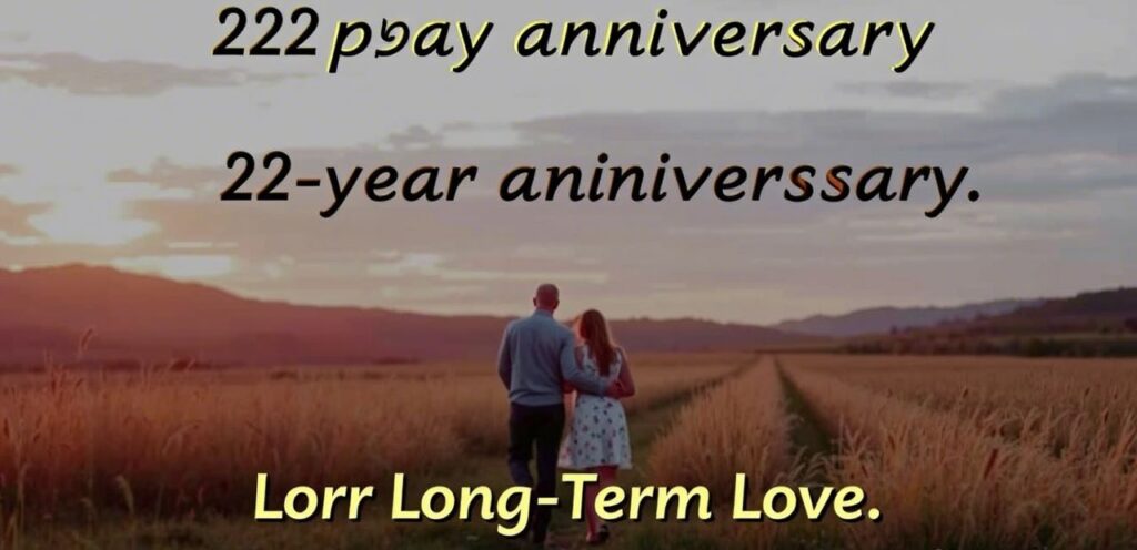 Sentimental 22-Year Anniversary Messages for Long-Term Love