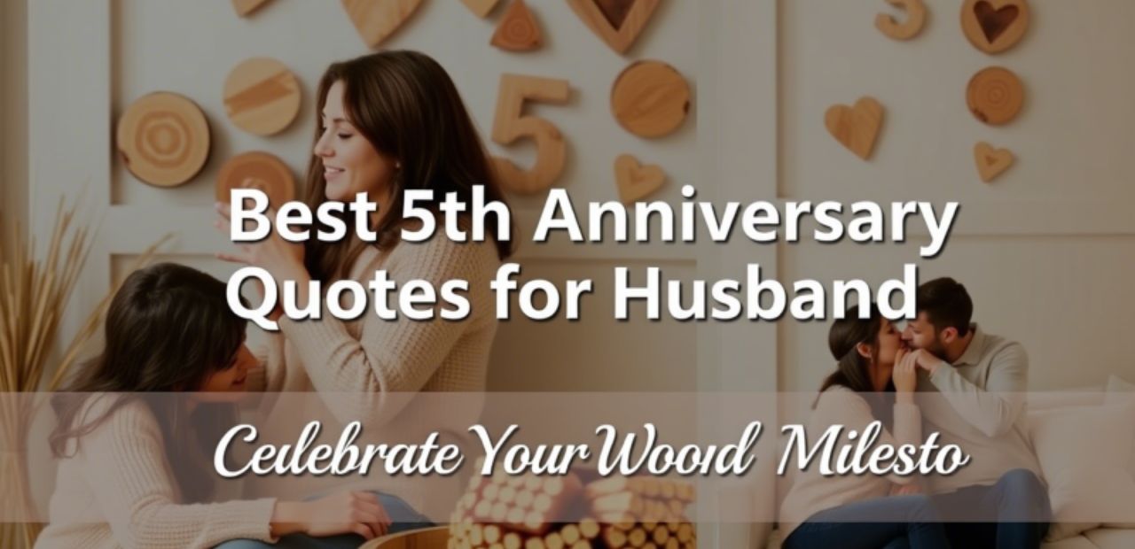 50+ Best 5th Anniversary Quotes for Husband Celebrate Your Wooden Milestone