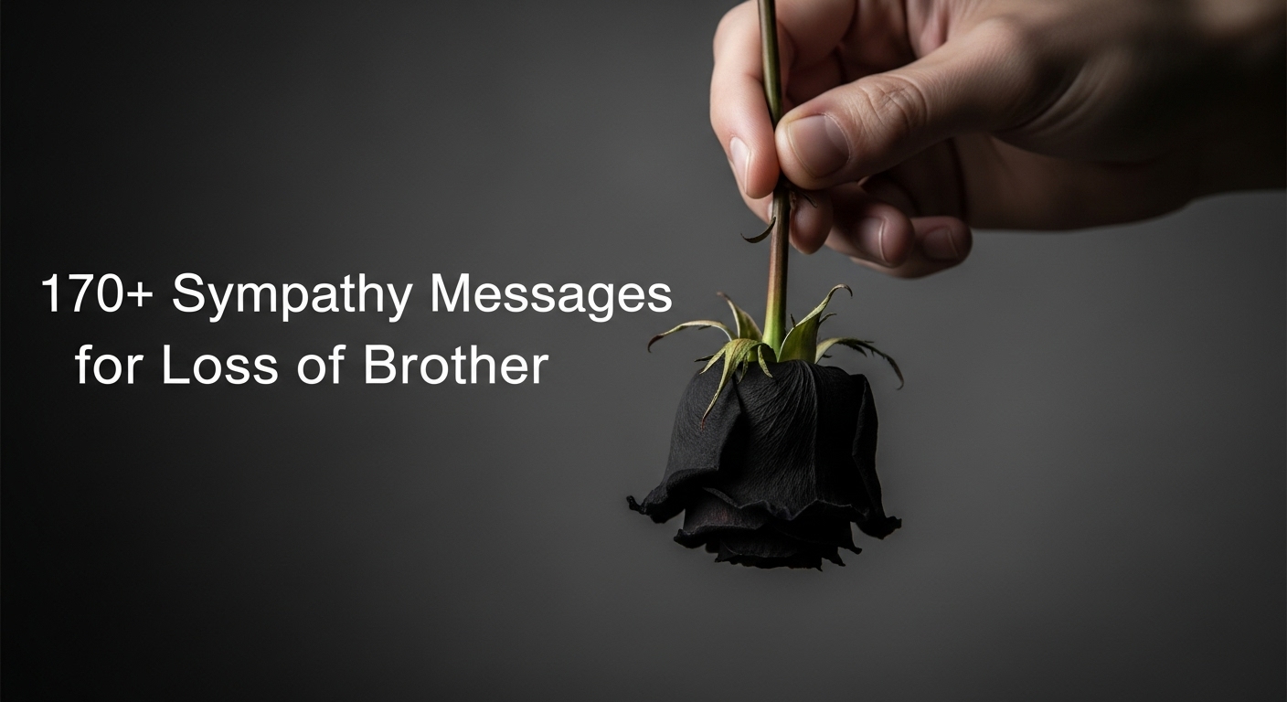 170+ Sympathy Messages For Loss Of Brother That Unveils The Pain In Your Heart