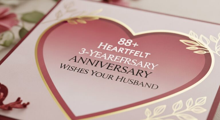 88+ Heartfelt 3-Year Anniversary Wishes for Your Husband