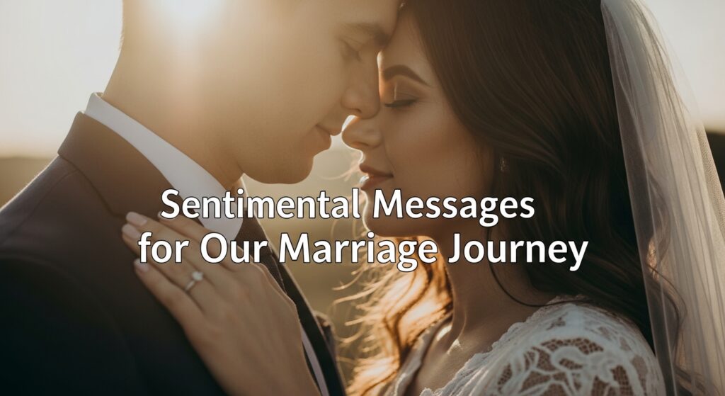 Sentimental Messages for Our Marriage Journey