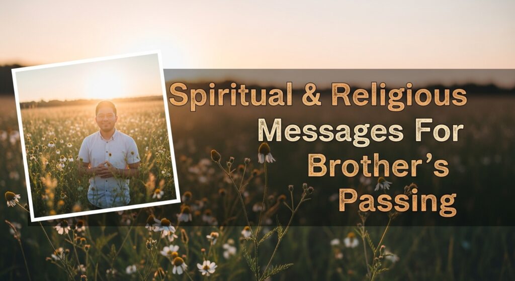Spiritual & Religious Messages For Brother’s Passing
